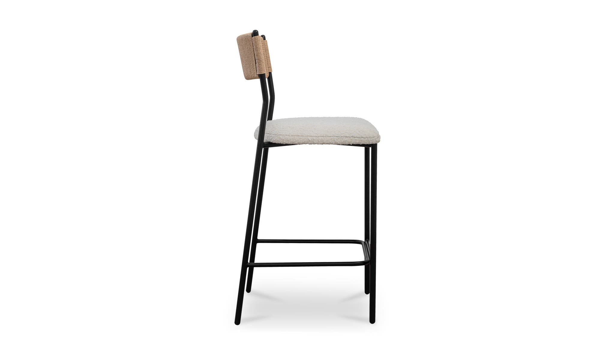 Foley Counter Stool White by Moe's Home Collection - view 6