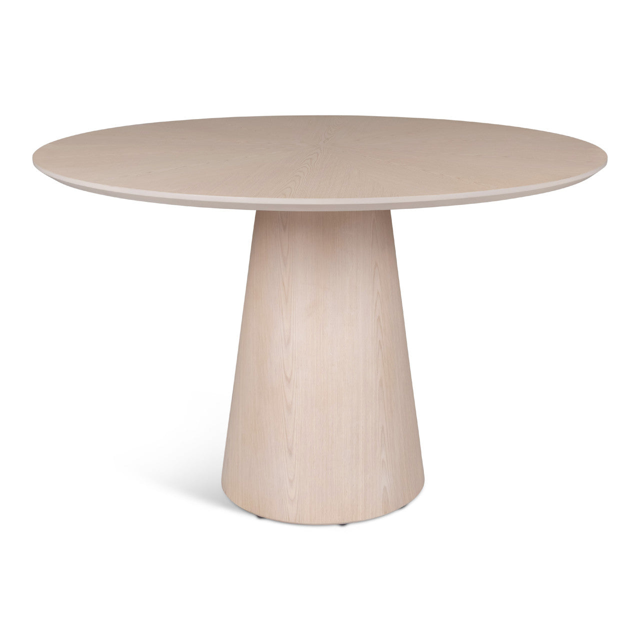 Modern Brazilian - Mona - Wooden Top Round Dining Table - Nevoa