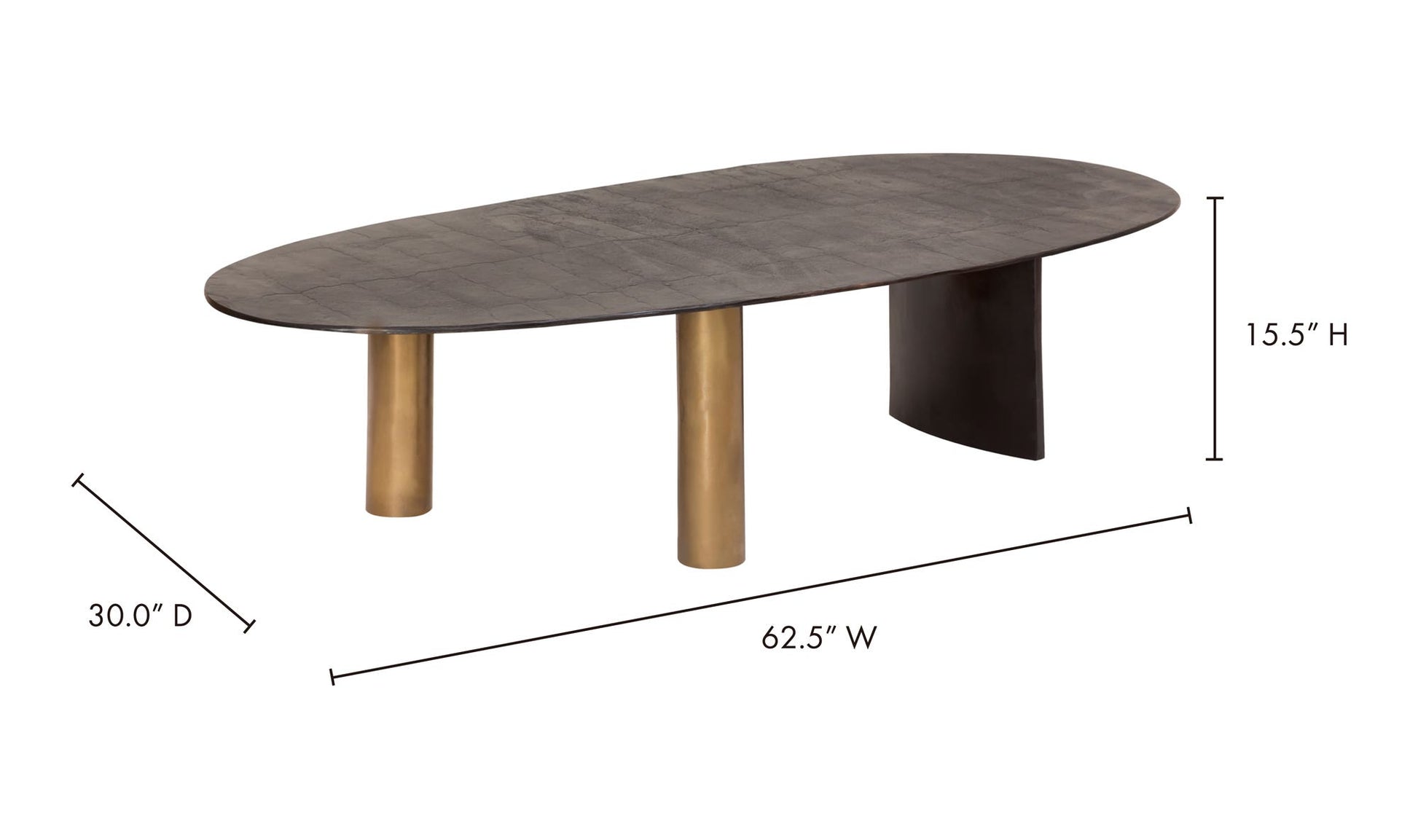 Nicko Coffee Table Black by Moe's Home Collection - view 10