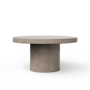 Mixx - Circa Dining Table - 60"Dia. - Dark Grey
